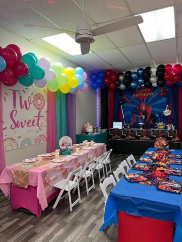 Choose any themes and put them together for a two in one party